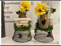 Bumblebee Bee Hive Centerpiece Summer Table Decoration Centerpiece Dollar Tree DIY