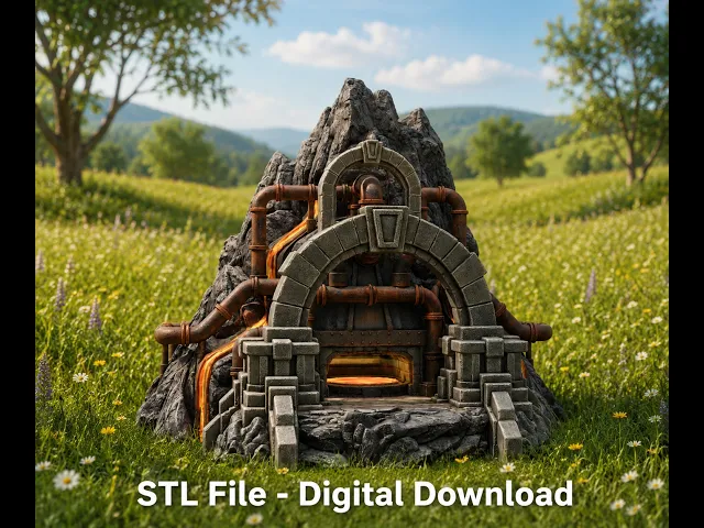 Dwarven Lava Forge STL File for 3D Print video thumbnail