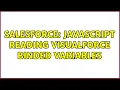 Salesforce JavaScript reading visualforce binded variables