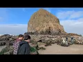 Cannon Beach at low tide