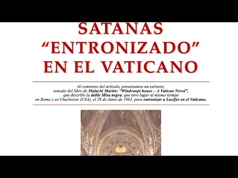 Download MP3 SATANÁS REINA EN EL VATICANO APÓSTATA, SE HAN CUMPLIDO LAS ESCRITURAS SAGRADAS.