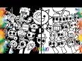 All Original Sprunki vs All Sprunki Phase 5 Coloring New Big Pages Incredibox
