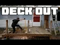 This Deck is Rotting our Home! Deck Demo with a Pallet Buster - Home Renovation