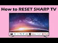 How to reset Sharp Aquos TV with remote