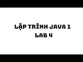Relax And Chill with Java 1 - Lab 4
