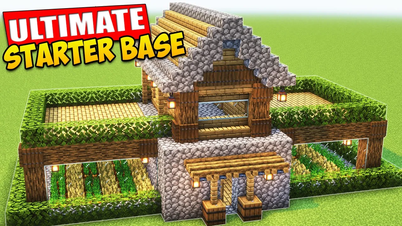 Minecraft: Ultimate Starter House Tutorial ⚒️