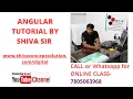 novalidate invalid dirty in Angular js Form Validation in Hindi by Shiva Sir Lecture 14