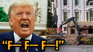 ترامب يطرد الجميع بعد هجومه العنيف بالكلمات البذيئة  ترامب يطرد الجميع بعد هجومه العنيف بالكلمات البذيئة