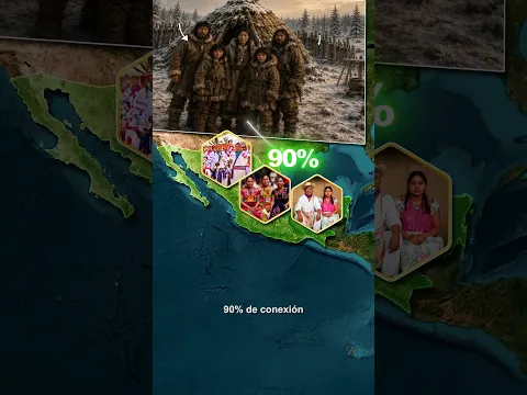 Por qué algunos mexicanos tienen rasgos asiáticos #history #genetics #shorts