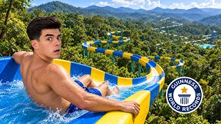 Riding the World's LONGEST Water Slide!