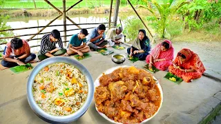 অনেকদিনপর ছেলে বাড়ি ফিরল ছেলের জন্য রান্না হলো স্পেশাল পনির পোলাও আর মটনকারি
