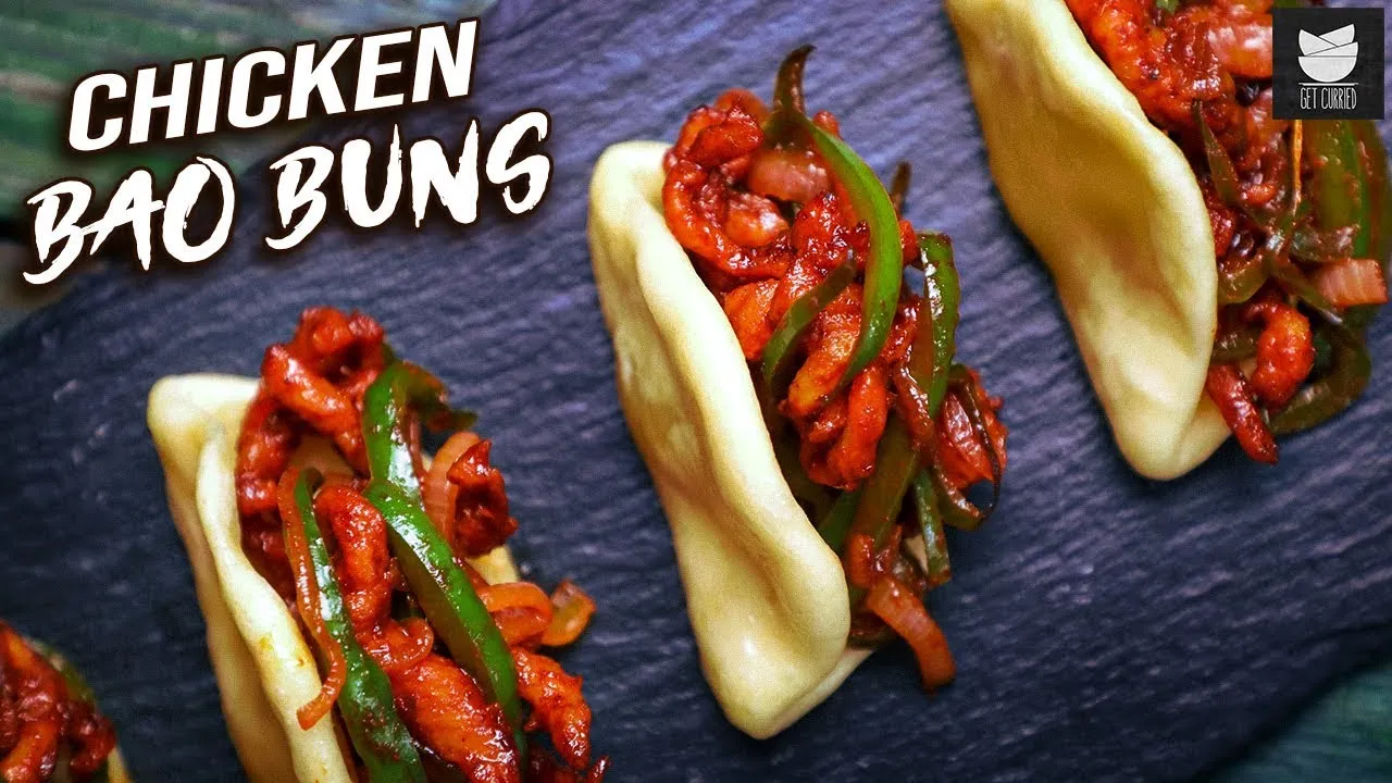 Chilli Chicken Bao Buns   How to make Bao Buns   Chef Varun Inamdar   Get Curried