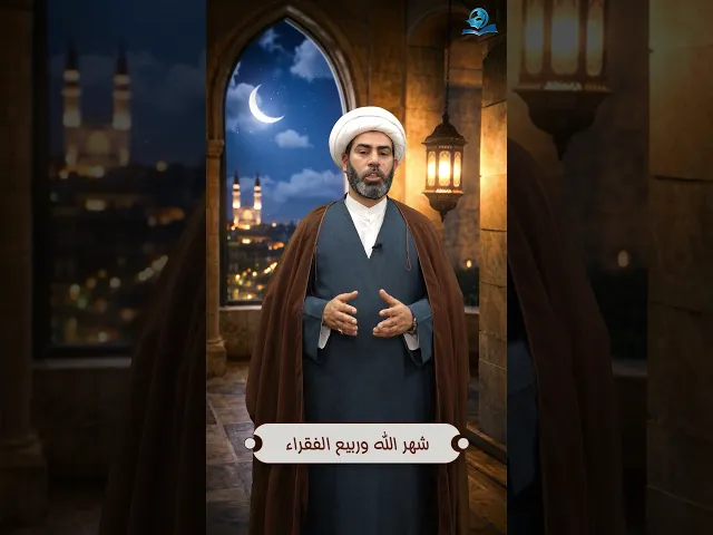 ⁣شهر الله وربيع الفقراء