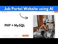 Build a Job Portal Website Using OpenCode CLI PHP MySQL Project with Admin Panel Step-by-Step