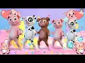 Download Lagu Heo Con Sắc Màu - Đàn Heo Con | Heo Ú Na Ú Nù - Heo Nhảy Tinh Nghịch  - Nhạc Khu Vui Chơi Hay Nhất