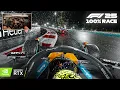 Lagu Lando Norris's McLaren MCL39 - 2025 Abu Dhabi GP Heavy Rain 100% Race F1 25 Steering Wheel Gameplay