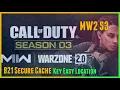 COD MW2 B21 Secure Cache Key Easy Location Where to use Large Container Key with Dirt and Burn Marks