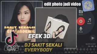 Download MANTAB NIHH !! TUTORIAL PMV EFEK 3D PAKE DJ SAKIT SEKALI EVERYBODY | PMV KINEMASTER TERBARU MP3
