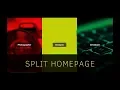 Split Landing Page Design Using HTML CSS