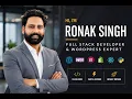 Ronak Singh Full Stack Developer WordPress Expert Upwork Introduction