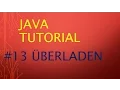 Java Tutorial Uberladen statische Polymorphie Deutsch German Teil 13