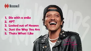  bruno mars 2025 top 5 hits playlist based on latest spotify weekly streaming