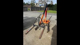 Building a DIY Forklift attachment from Scrap metal Multiply your Engine Hoists usefulness