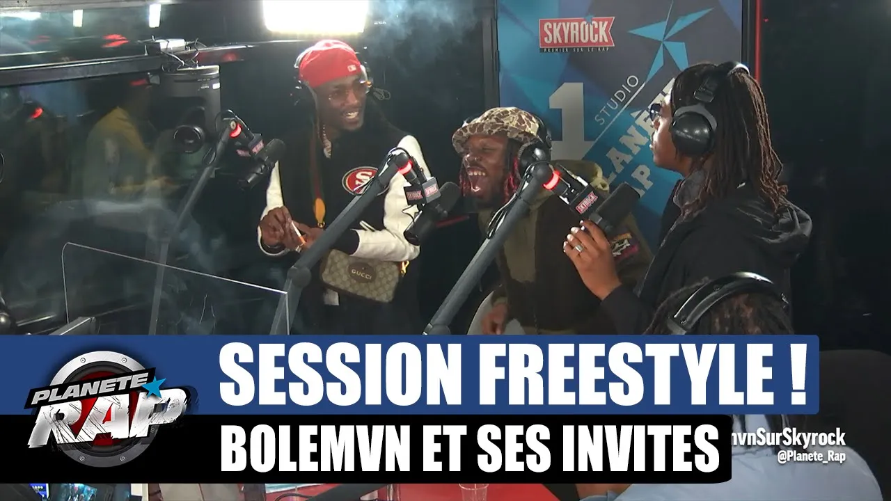 Bolémvn - Session freestyle avec Koba LaD, Chily, Kodes & Shotas ! #PlanèteRap