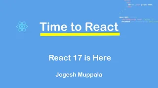 React 17 is Here