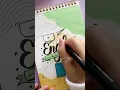 Creative English Front Page Idea for School