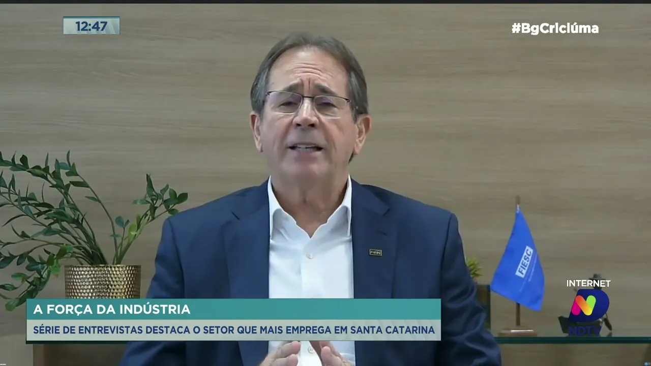 Semana da Indústria: série de entrevistas aborda a força do segmento no BG Criciúma