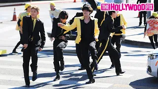 Download BTS \u0026 James Corden Perform Live For Fans In The Middle Of The Street Outside CBS Studios In L.A. MP3