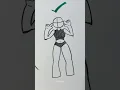 How to draw Female body pose tutorial part-13