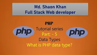 Php Datatypes In Bangla 2022 -5 BdFavour Php Full Course For Beginners