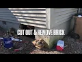 Crawlspace access door