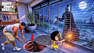 Franklin Make Secret banker For Save Shinchan From SERBIAN DANCING LADY & Save GTA V!