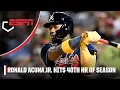 Ronald Acuna Jr joins 40-40 club with leadoff home run MLB on ESPN