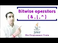 Bitwise operators operator types Java tutorial for beginners Core Java Lecture 30