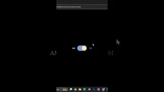 toggle button in html css javascript