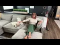 Cloud Sofa Review Large U-Shaped Sectional with Ottomans