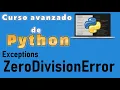 Python course from scratch for beginners EXCEPTIONS - ZERODIVISIONERROR IN PYTHON 66