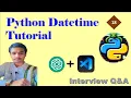 18 Python Datetime TR Interview Q A Python easy Python Shortcuts Genie MITHRAMMA IT