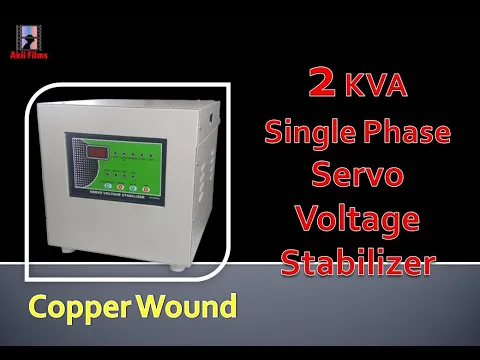 Download MP3 2 KVA - 3 KVA - 5 KVA - Single Phase - Air Cooled - Servo Stabilizer - Copper Winding - Best Quality
