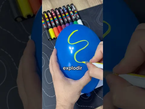 Desenhando em uma BEXIGA! 🎈 💥