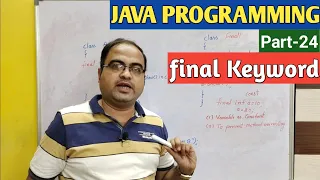 JAVA PROGRAMMING Part-24 final Keyword