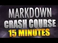 Modern Markdown Crash Course in 15 Minutes