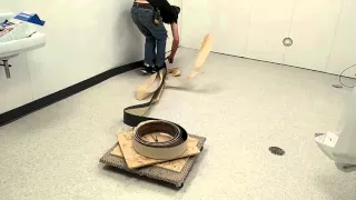Vinyl base roll installation made easy