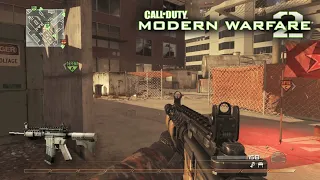 domination with m4a1 call of duty modern warfare 2 gameplay 2009 no commentary
