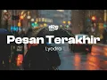 Download Lagu Lyodra - Pesan Terakhir (Official Music Video)