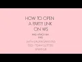 How to open a party link on Workstation and attach via PWS